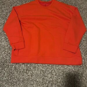 Nike 24.7 Men's Bright Orange/Red Crewneck Sweater